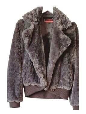 Gsus Sindustries Faux Fur Fashion Coat